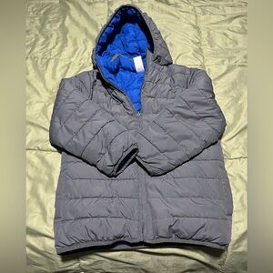 Gymboree Gray and Blue Puffer Jacket